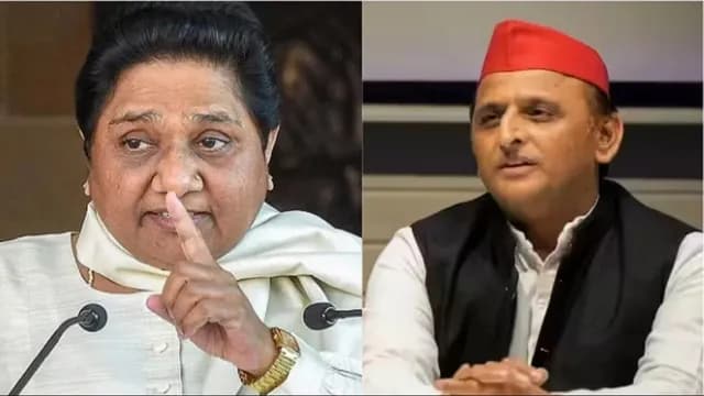 Mayawati Accuses Akhilesh Yadav's Yatra Chariot of Saffronisation