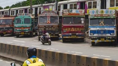 Indian Truck Operators Launch Strike Over Environmental Compensation Charge Hike