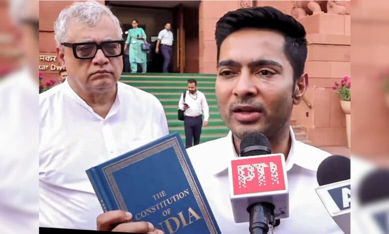 TMC Leader Submits Petitions Seeking Disqualification of Rebel MPs