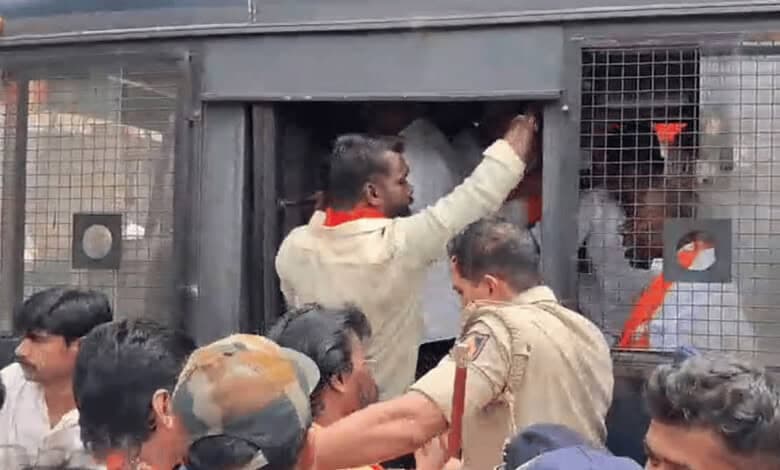 BJP Protests Against FIR Registered Against Opposition Leader in Ballari